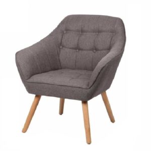 poltrona cinzenta quarto