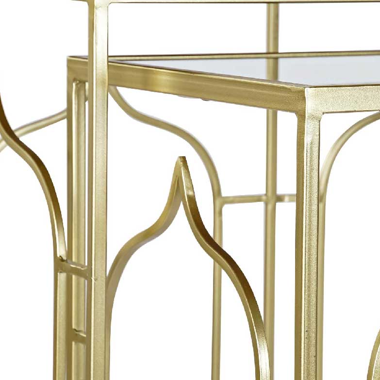 mesa-auxiliar-metal-espelho-2 mesa vidro hall arabe