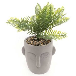 planta artificial com vaso