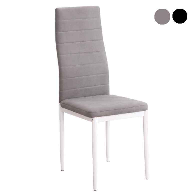 cadeira sala estofada preta