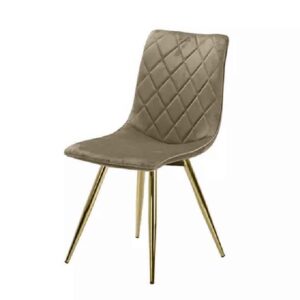 cadeira de sala pé dourado