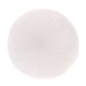tapete redondo com pêlo