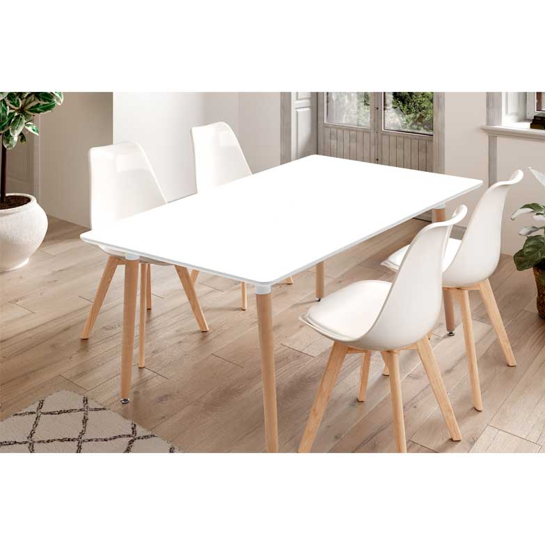 mesa-sala-extensivel-9 Mesa refeição nordica Extensível 220cm